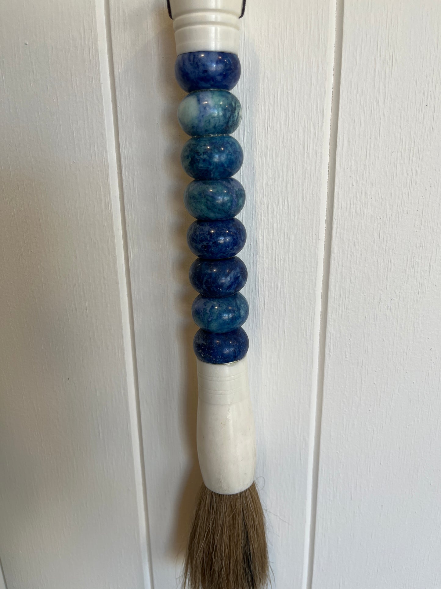 Blue Spot Jasper Calligraphy Brush