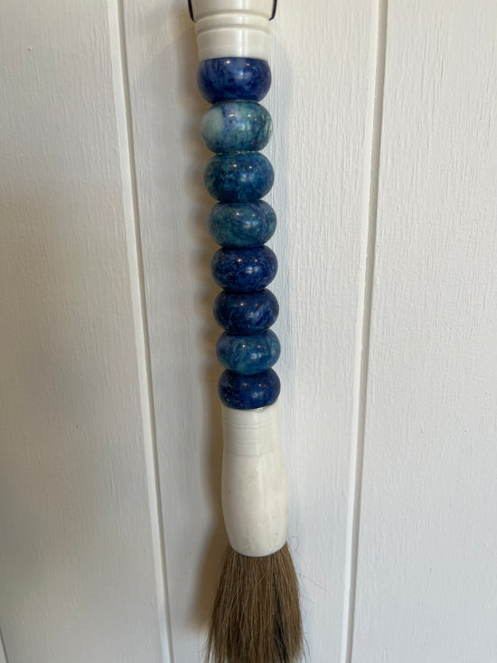 Blue Spot Jasper Calligraphy Brush