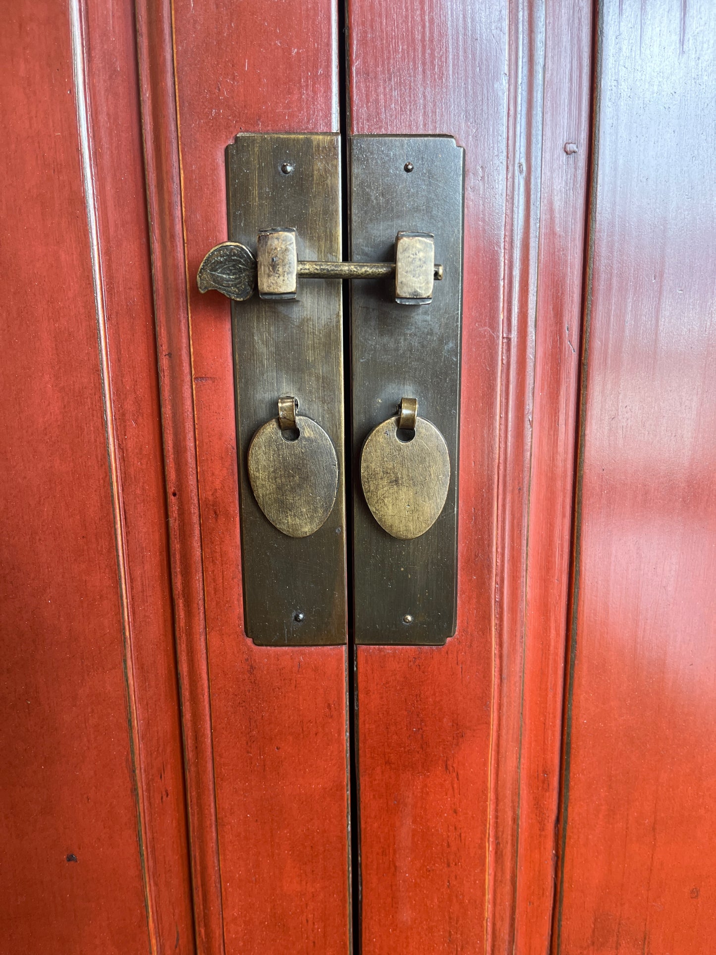 Red Oriental Cupboard