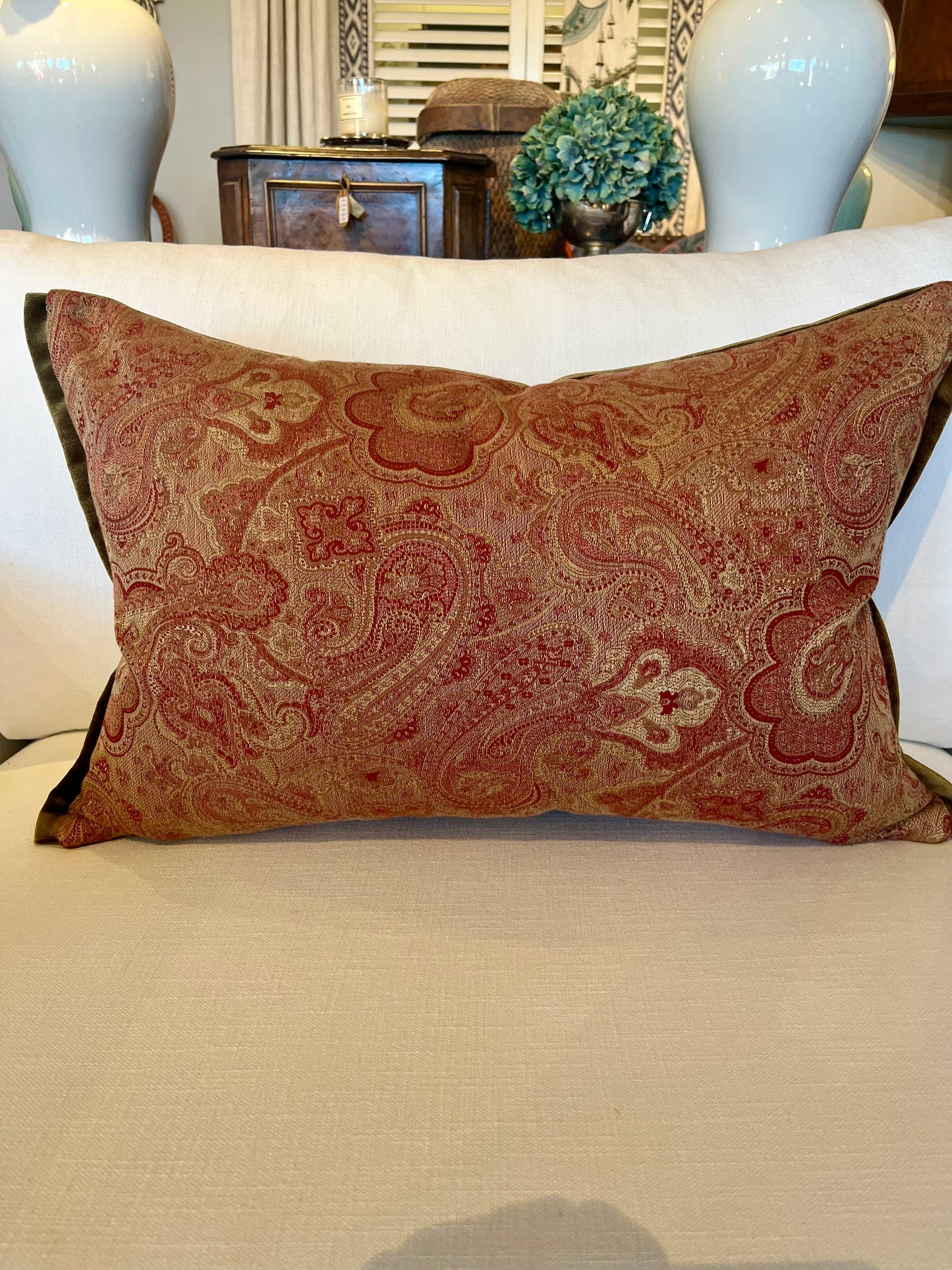 Ralph Lauren Paisley Cushion