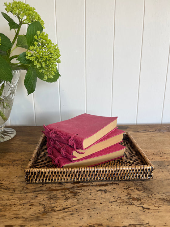 Pink Leather Notebook