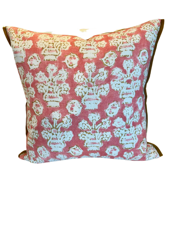 Pretty in pink floral Shirin Cushion