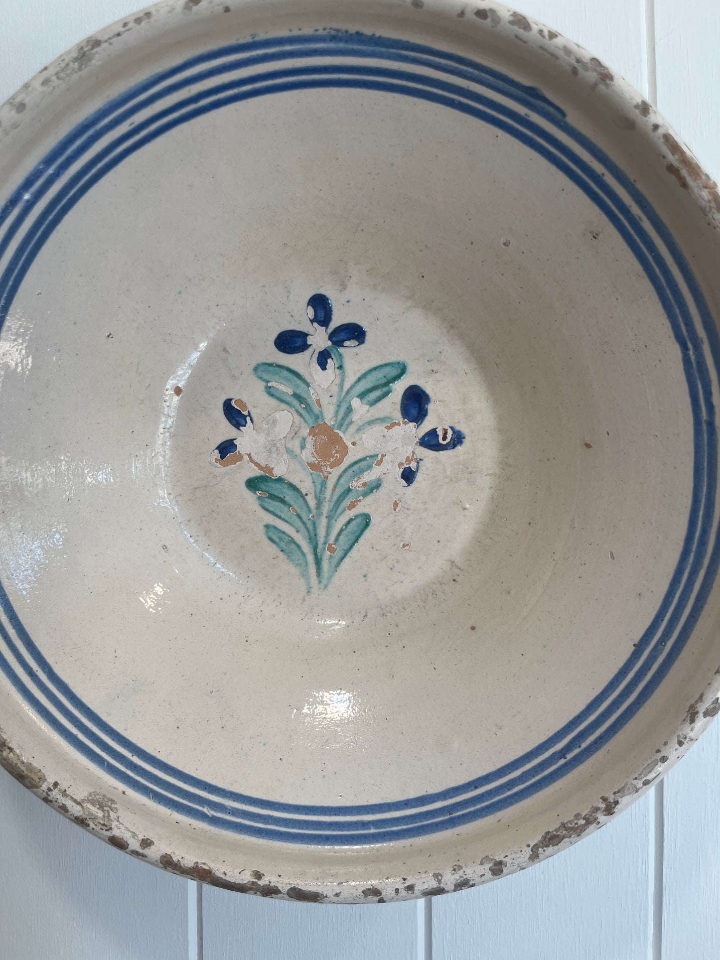 Old fiance Hand Painted Bowl