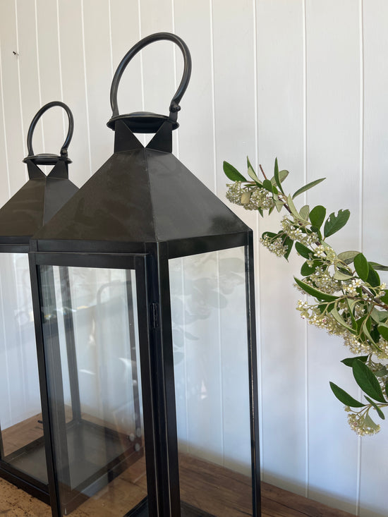 Iron & Glass Large Lanterns