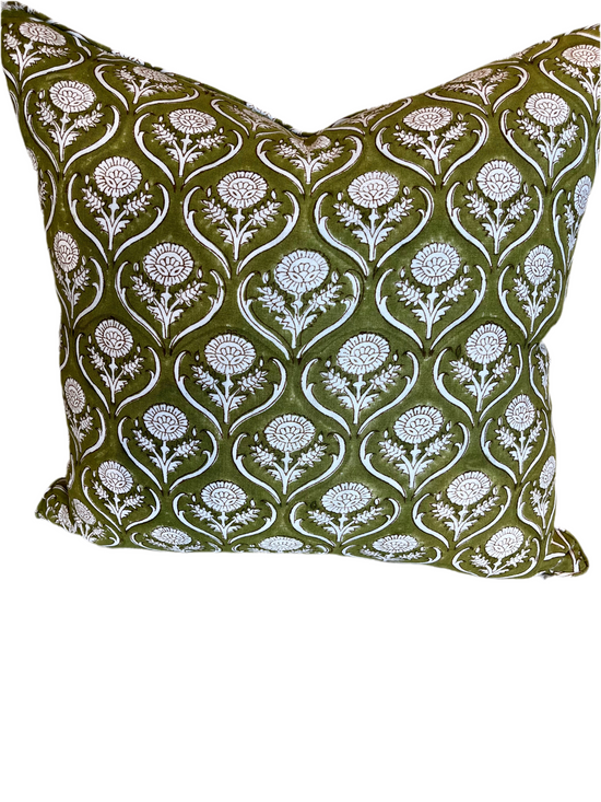Indian Block Printed Cushion
