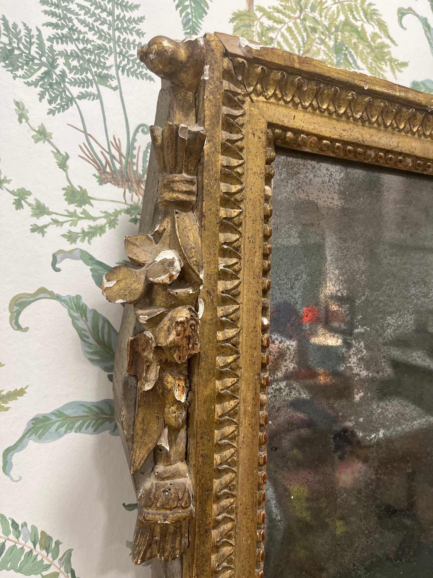 Antique Gold Gilt Mirror