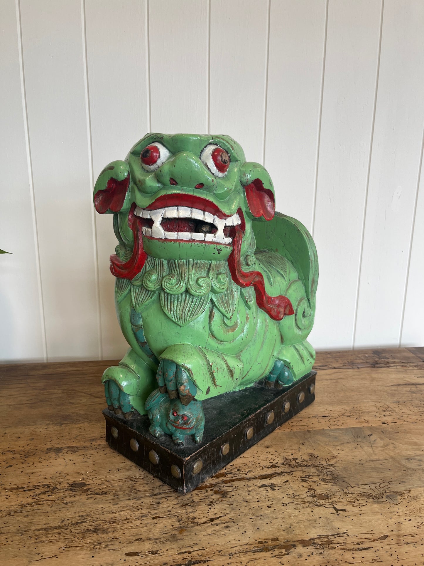 Old Original Temple Fu Dog