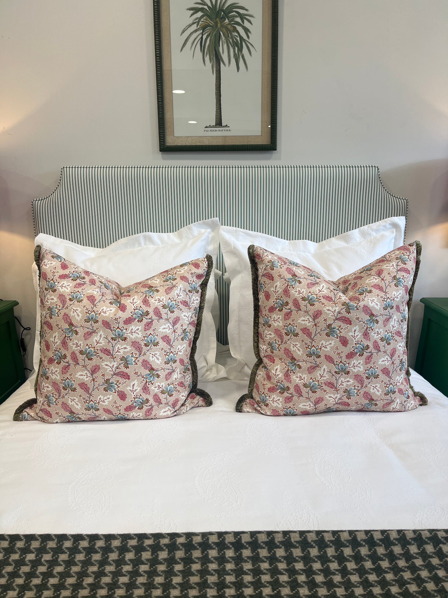 Sloane Queen Ticking Headboard
