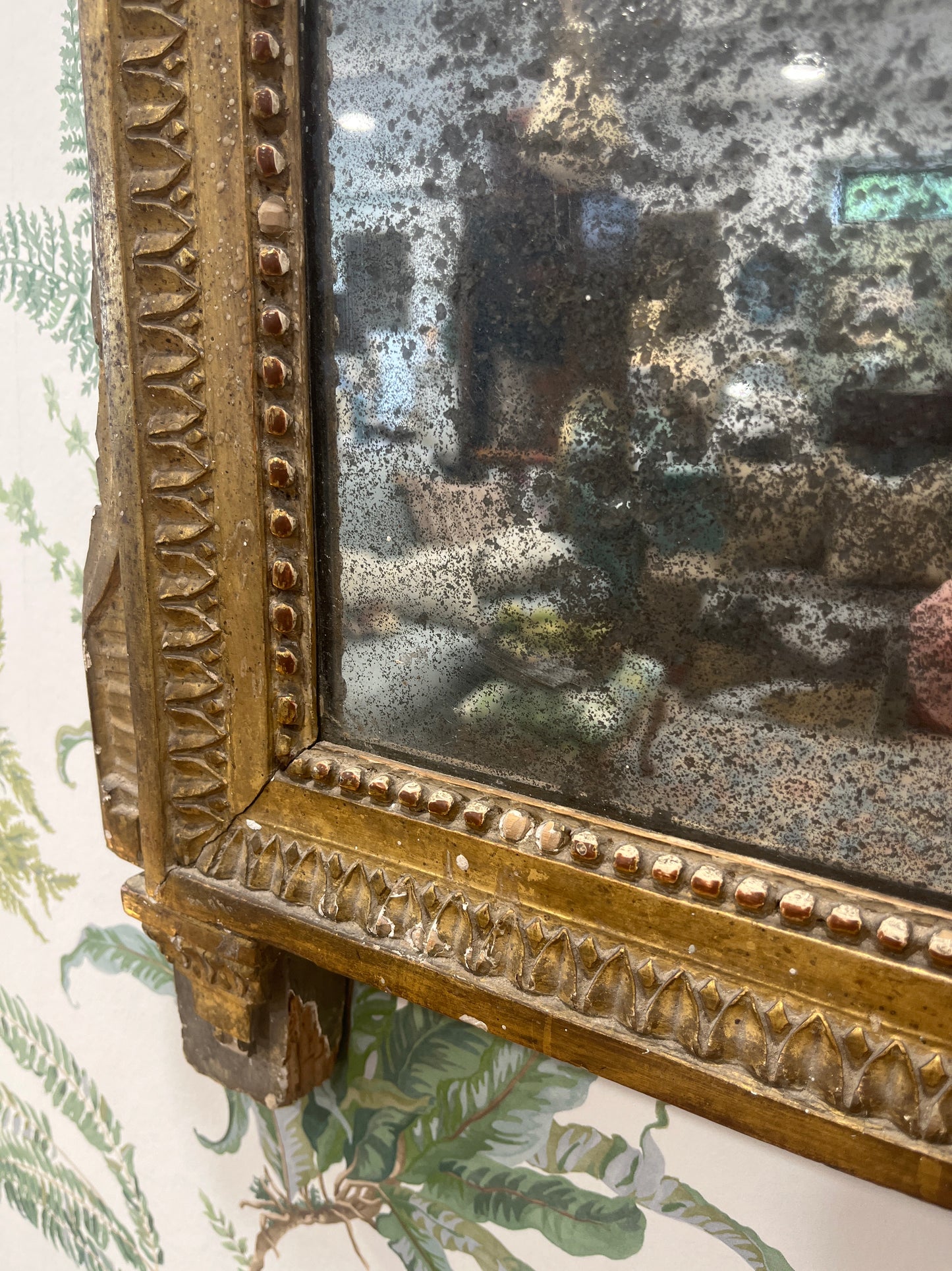 Antique Gold Gilt Mirror