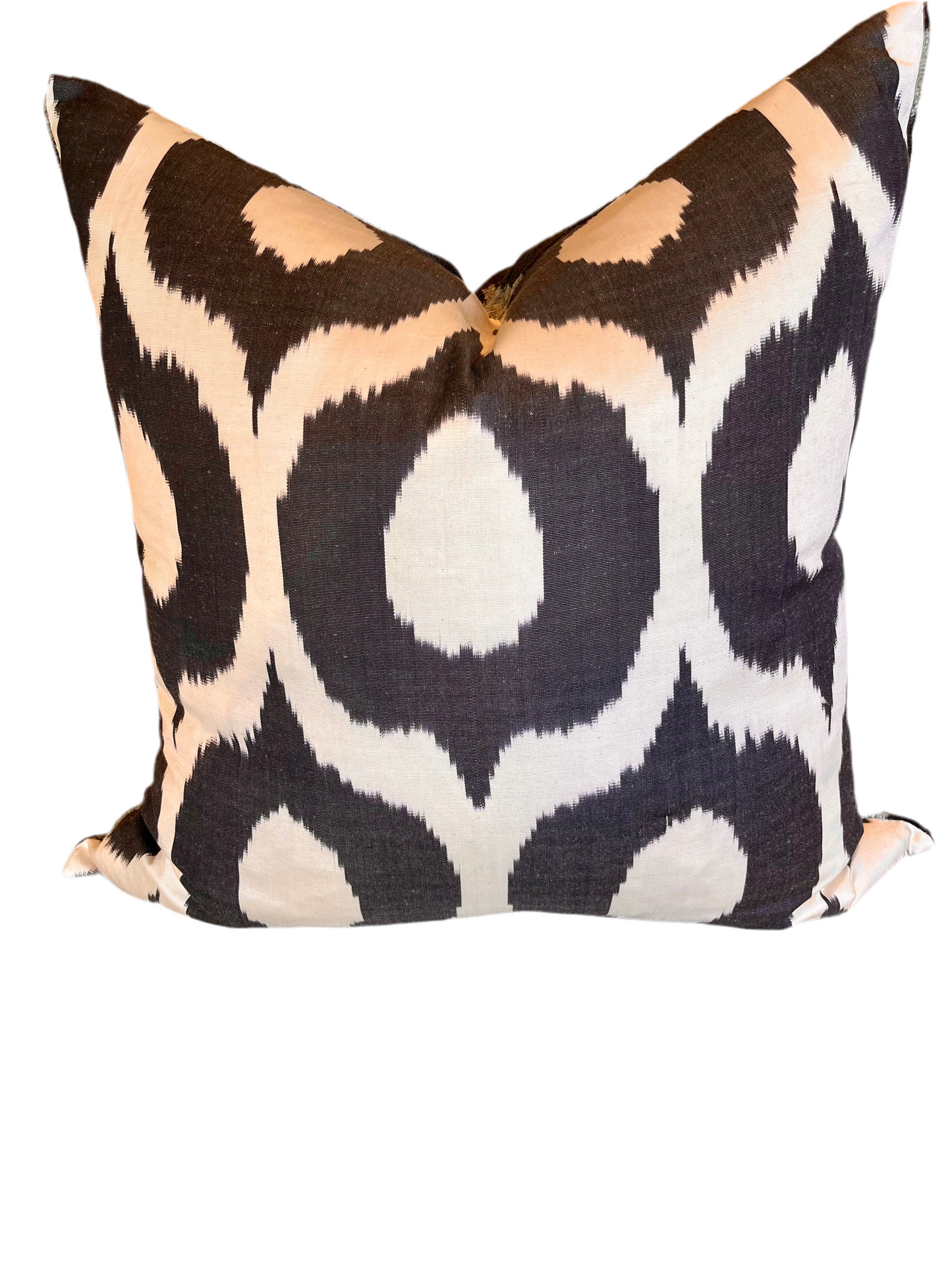 Silk Velvet Ikat Cushion