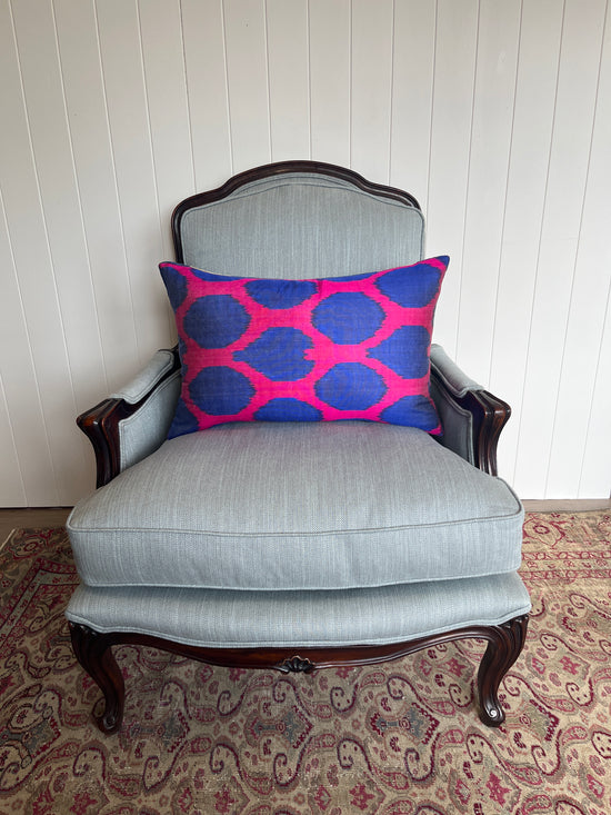 Mod Geo Pink & Blue Cushion