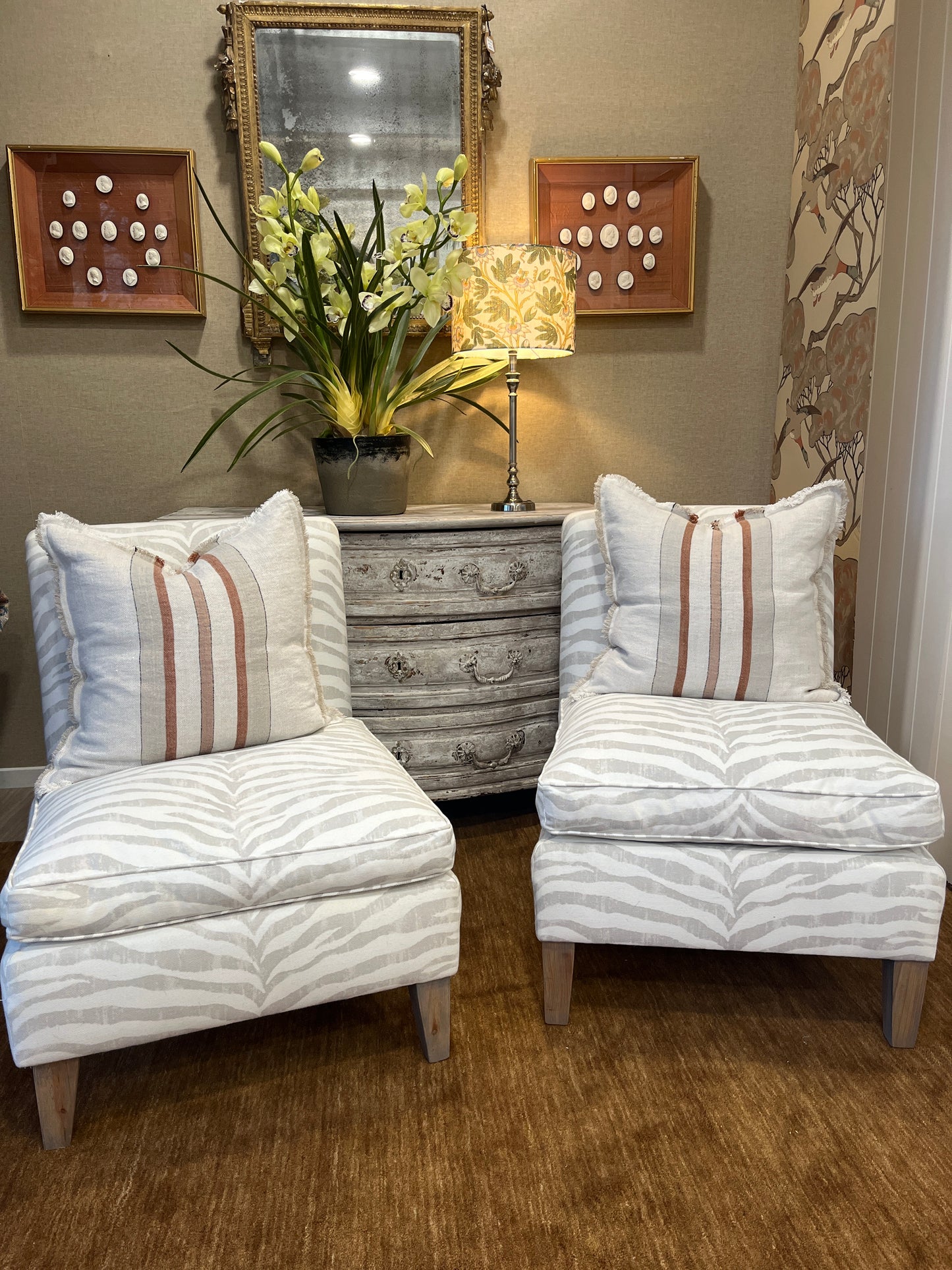 Pair of Out of Africa  Chairs