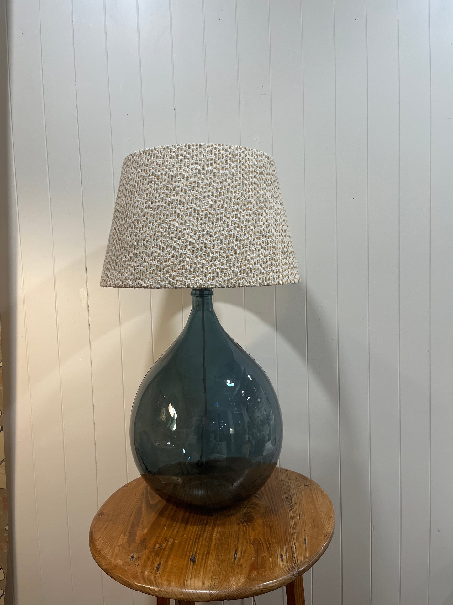 Sapphire Demijohn Lamp Base