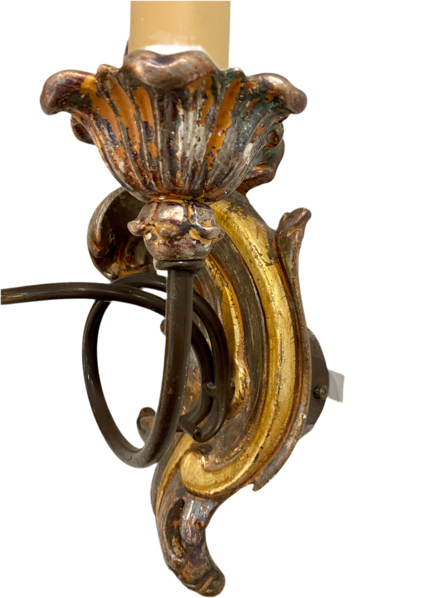 Pair Gilt wall Sconces