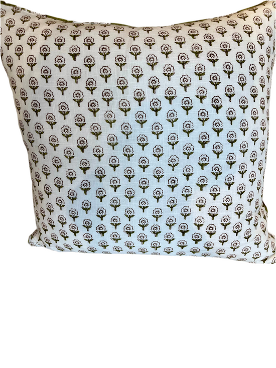 Indian Block Printed Cushion