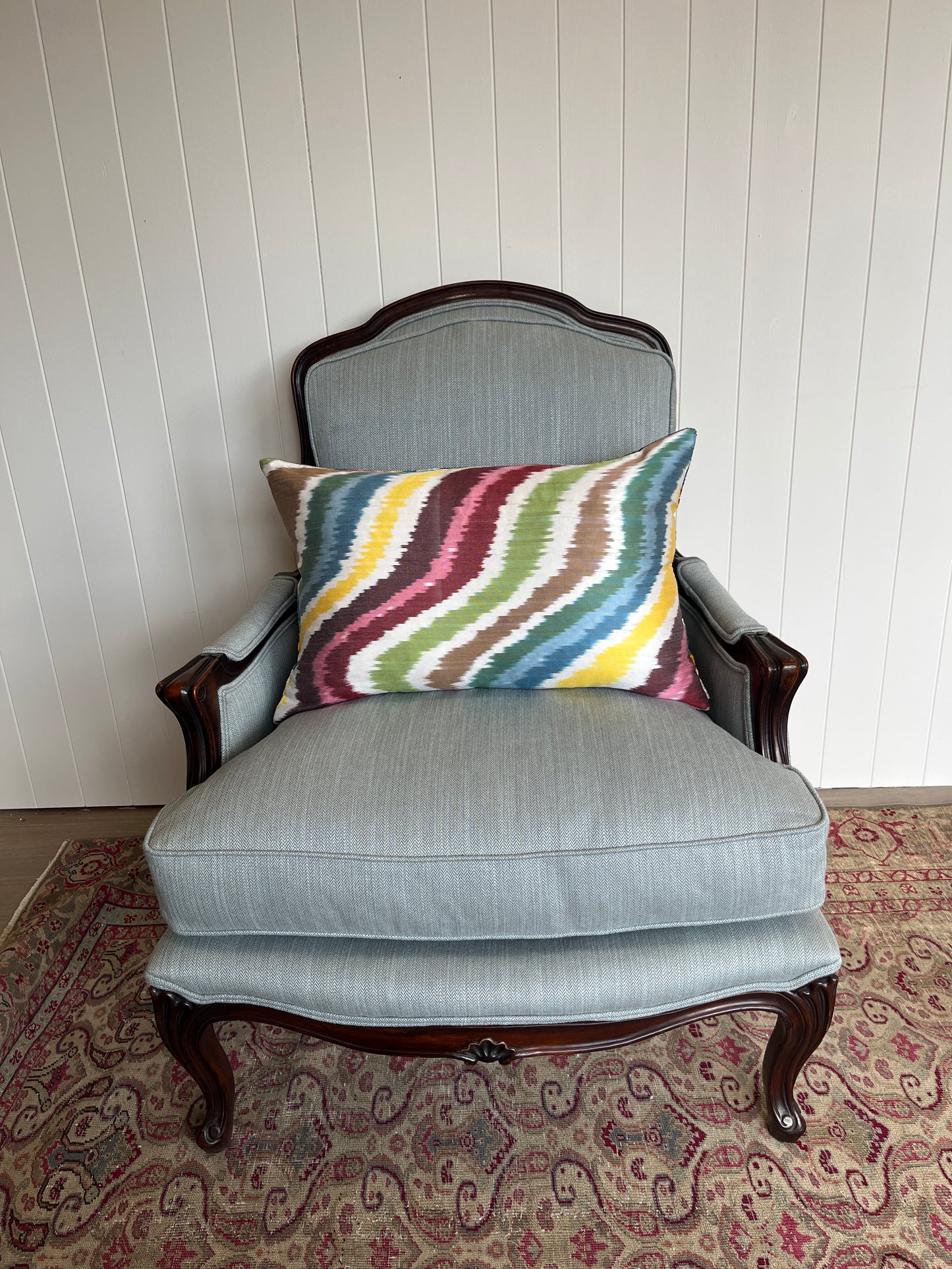 Mod Rainbow Geo Cushion