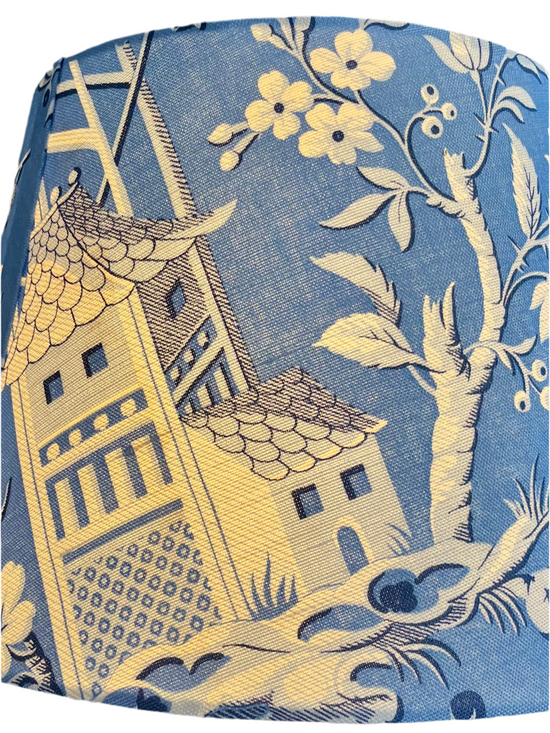 Chinoiserie toile Lampshade