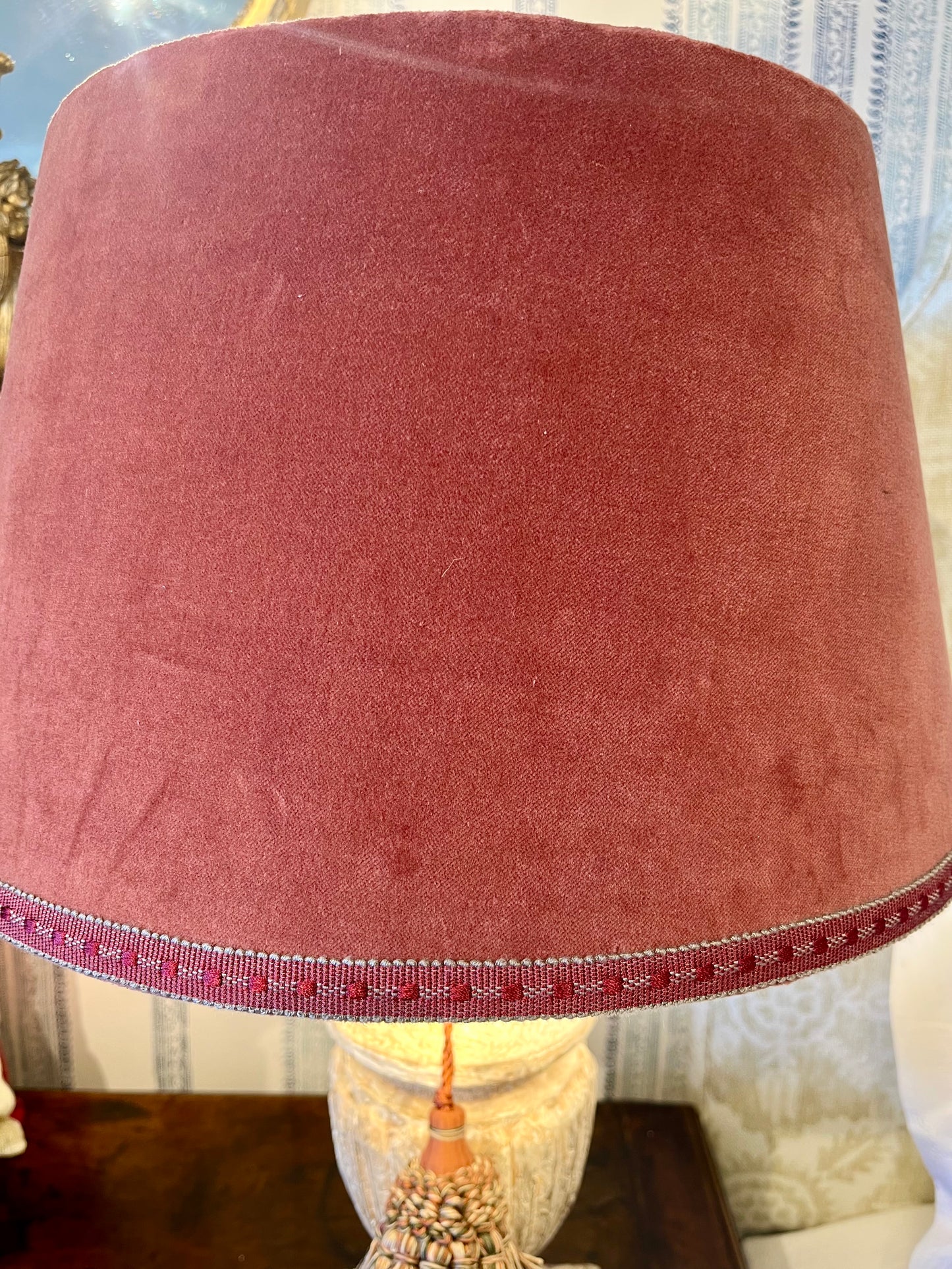 Large Red Velvet Shade