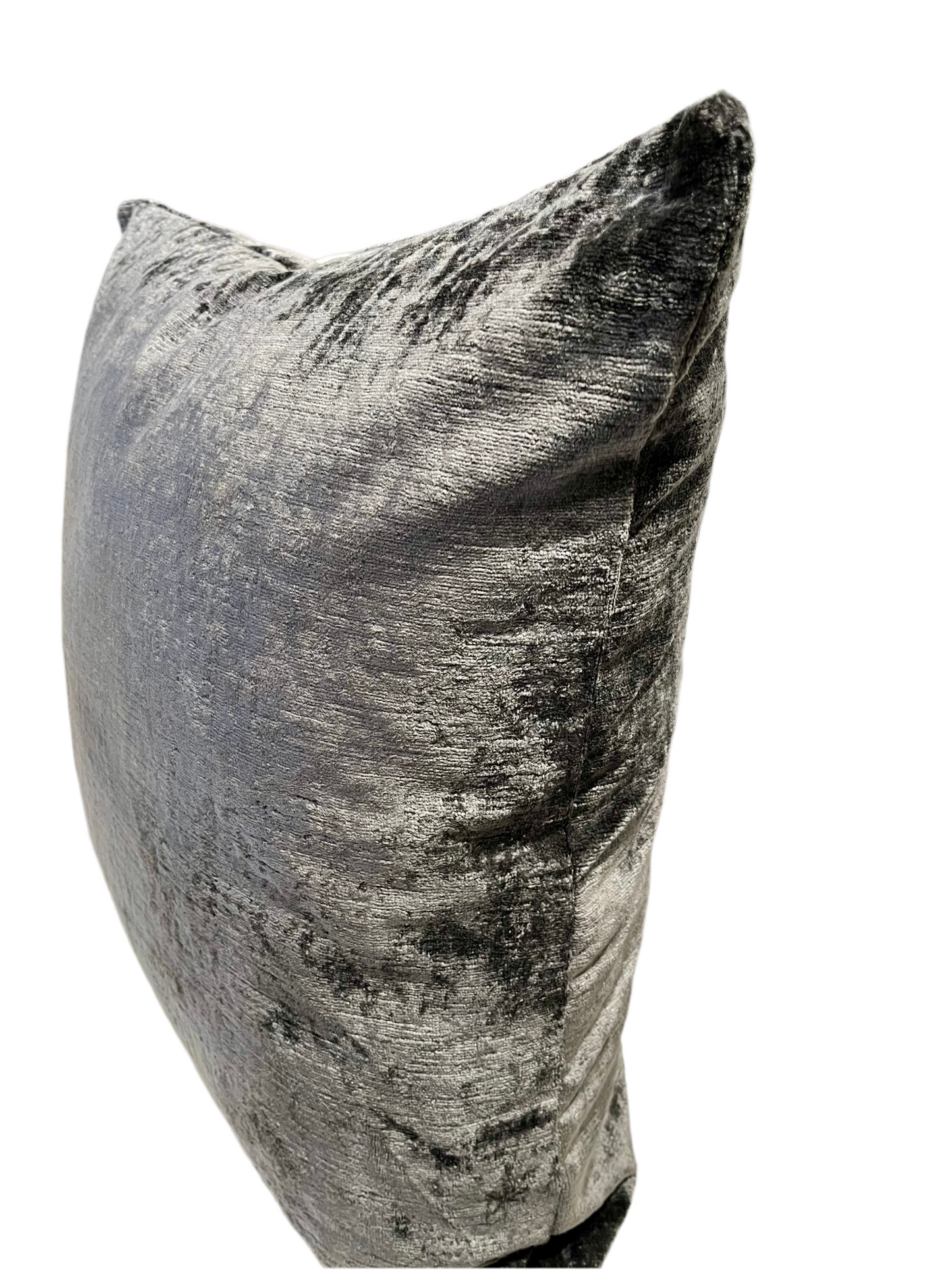 Gunmetal Velvet Cushion