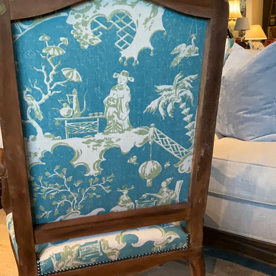 Louis XV Oak Fauteuil Chair