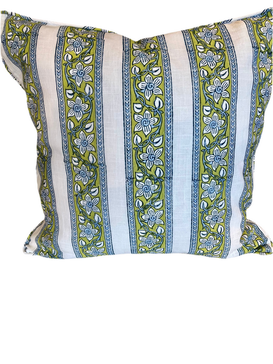 Indian Hand Block Printed Cushion