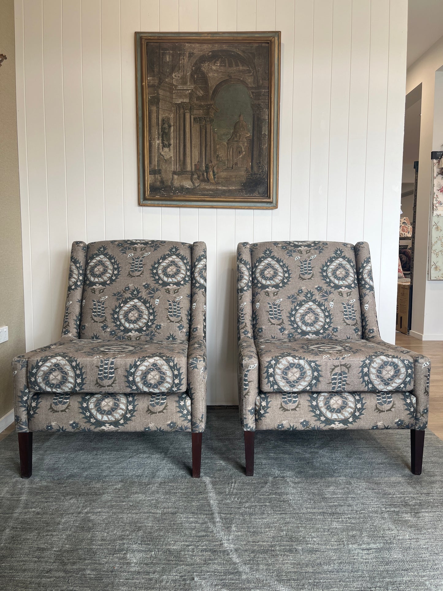 Pair of Delta Arm Chairs