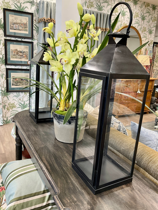 Iron and glass large Lantern