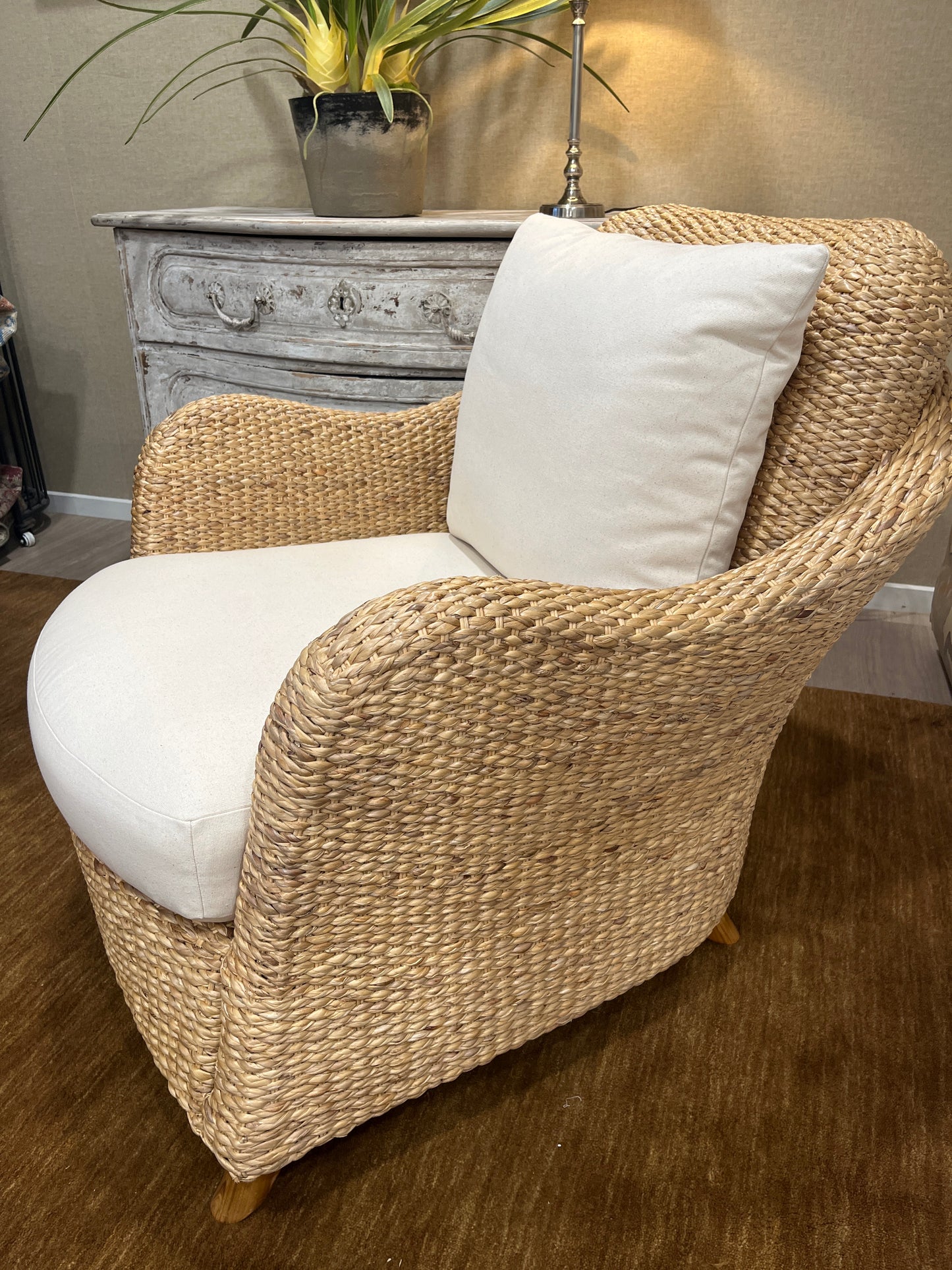 Double Mould Water Hyacinth Chairs
