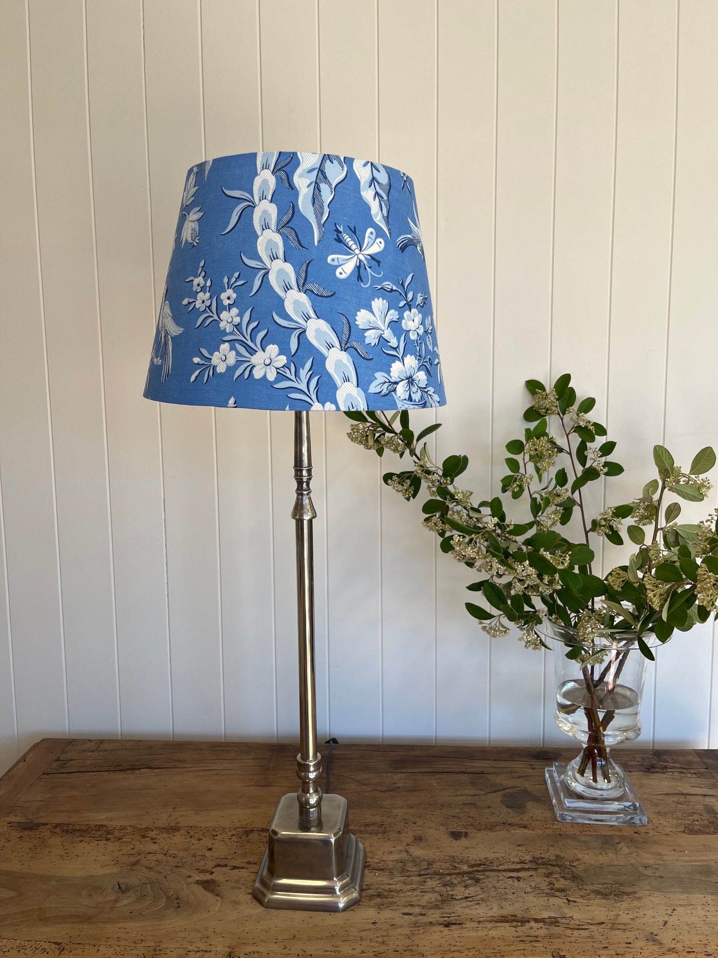Chinoiserie Toile Lamp Shade