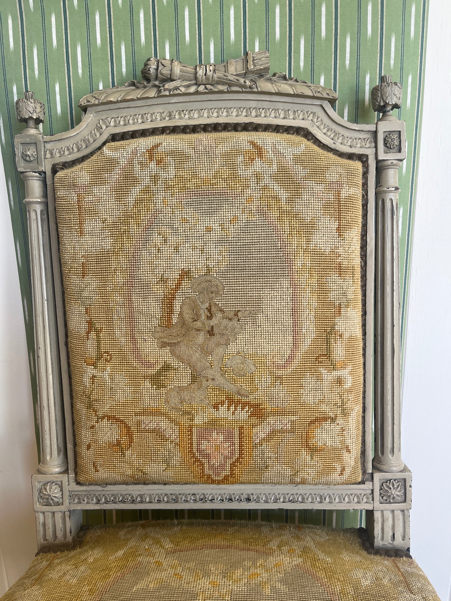Antique French Tapestry Chair