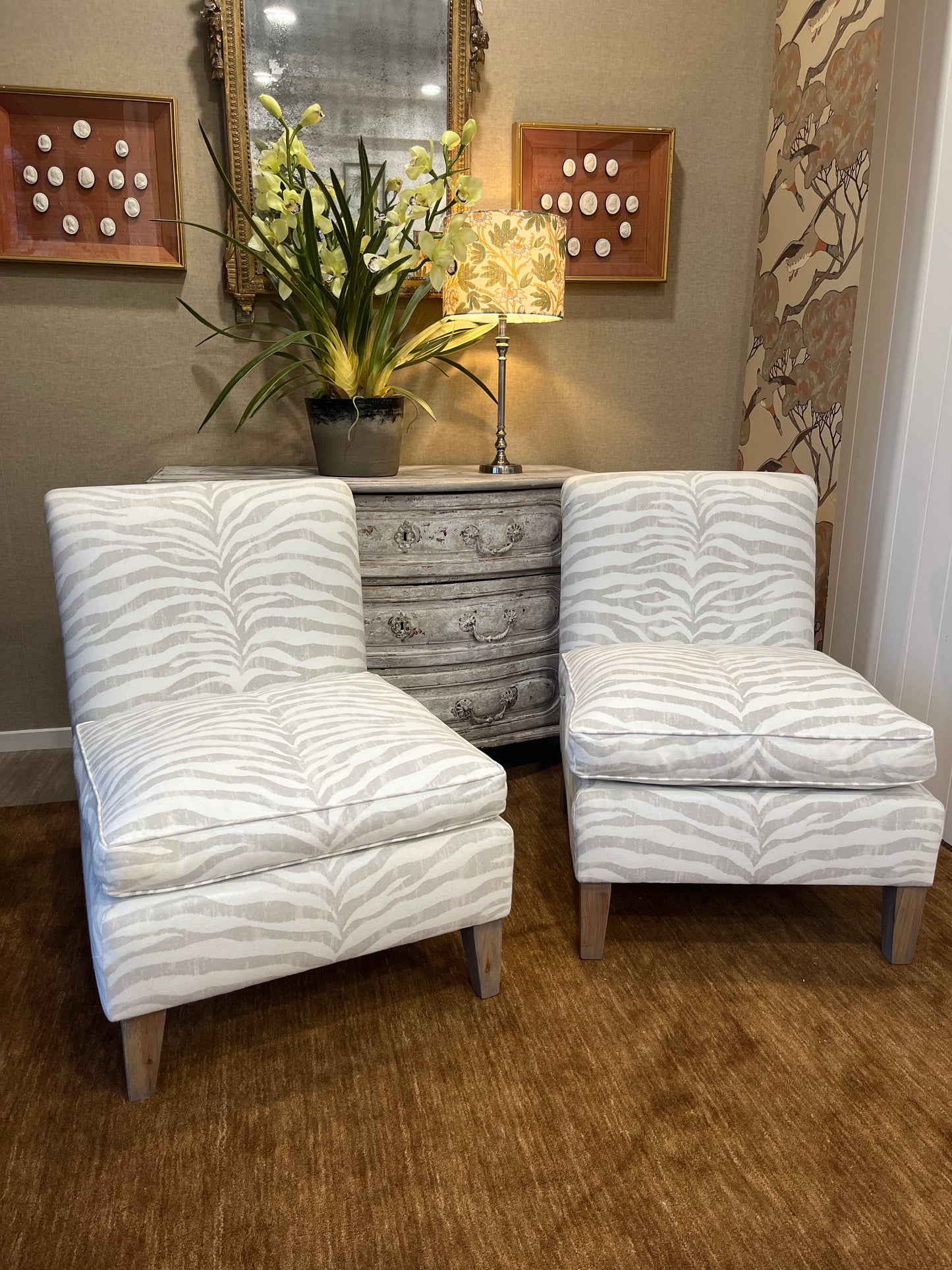 Pair of Out of Africa  Chairs
