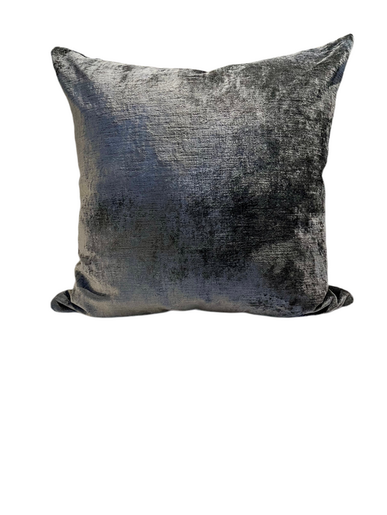 Gunmetal Velvet Cushion