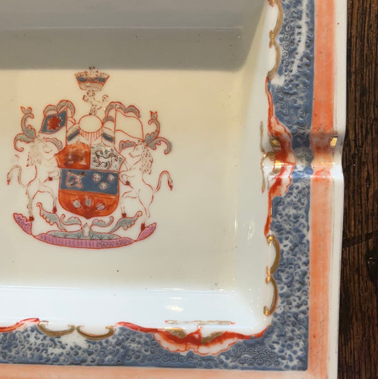 Armorial Style hand painted decorative China Ashtrays