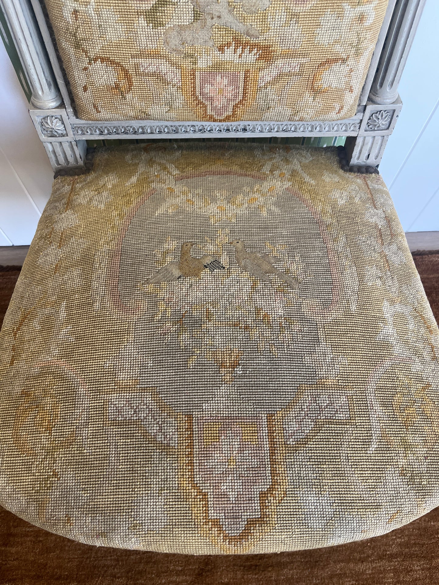 Antique French Tapestry Chair