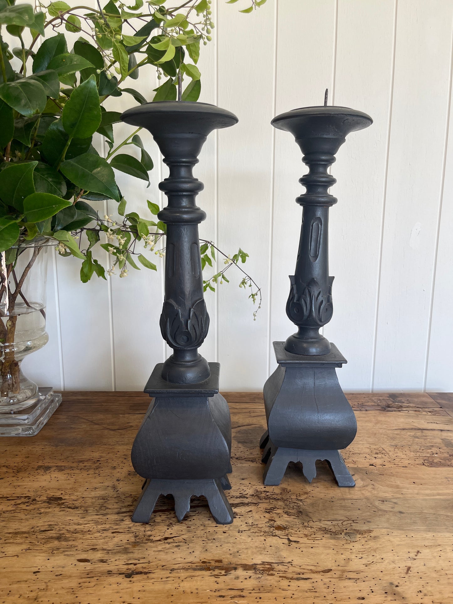 Hand Painted Candlesticks