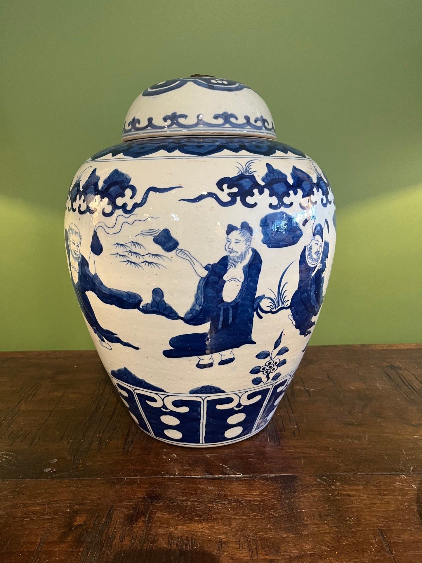 Blue & White Jar