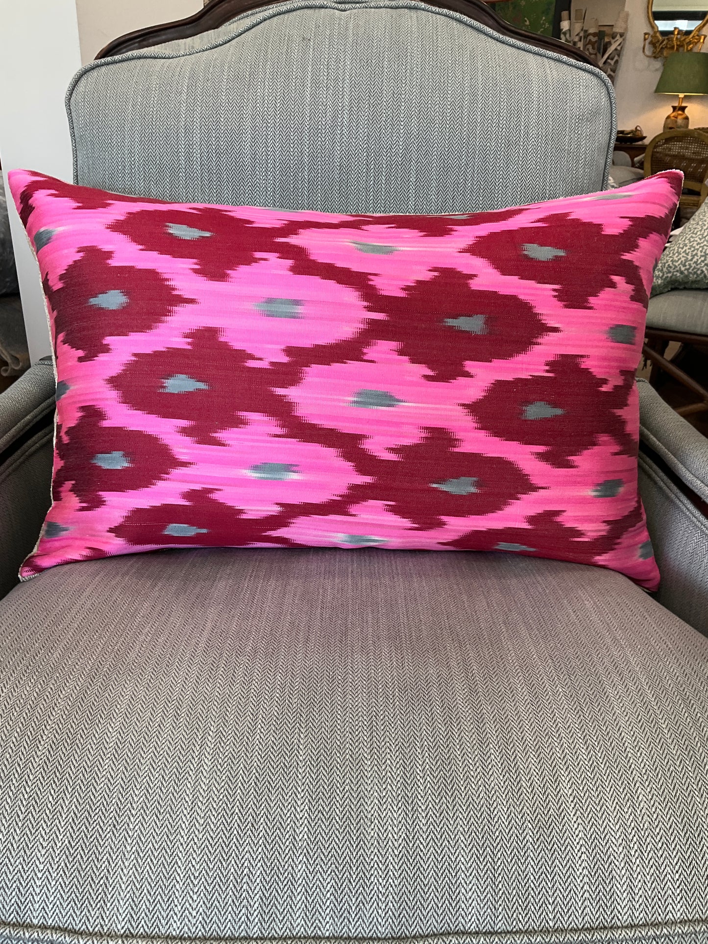 Tiger Ikat Cushion
