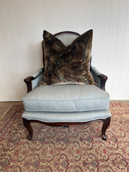 Malachite Velvet Cushion