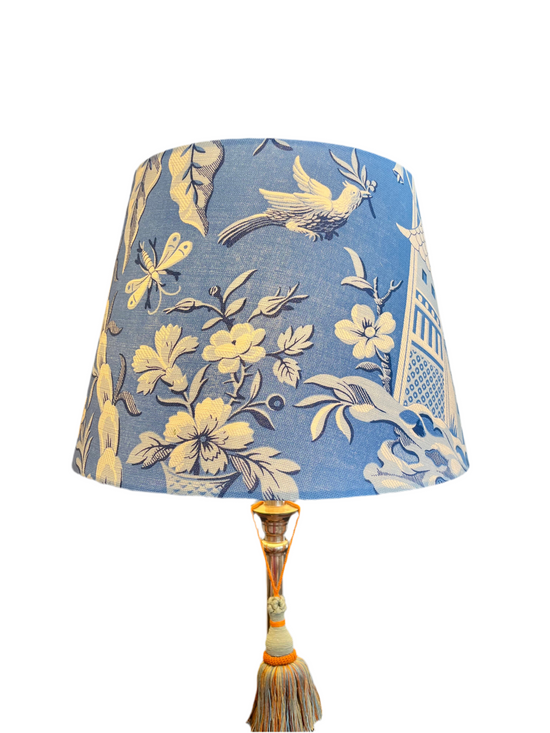 Chinoiserie toile Lampshade
