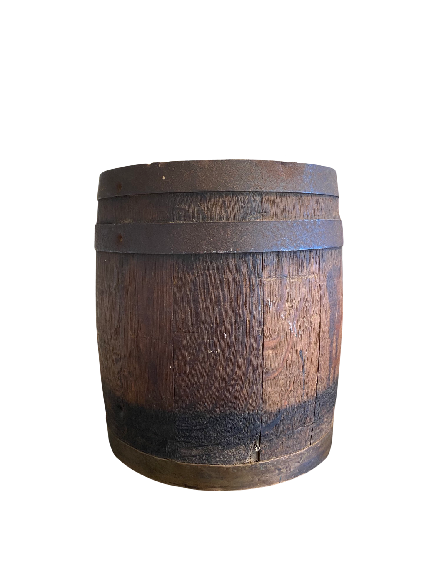 Brass Bound Oak Barrel