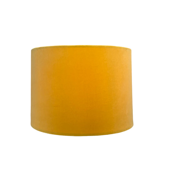 Velvet Yellow Lampshade