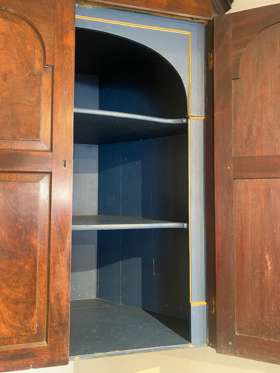 Georgian Antique Corner Cabinet Kit Caboodle NZ